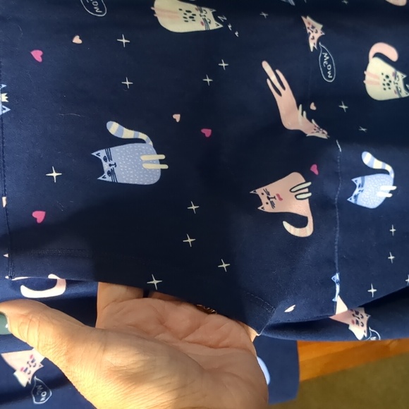 CARISMA* drawstring hooded long sleeve front pouch poly spandex nightgown sz 2X - Picture 5 of 11